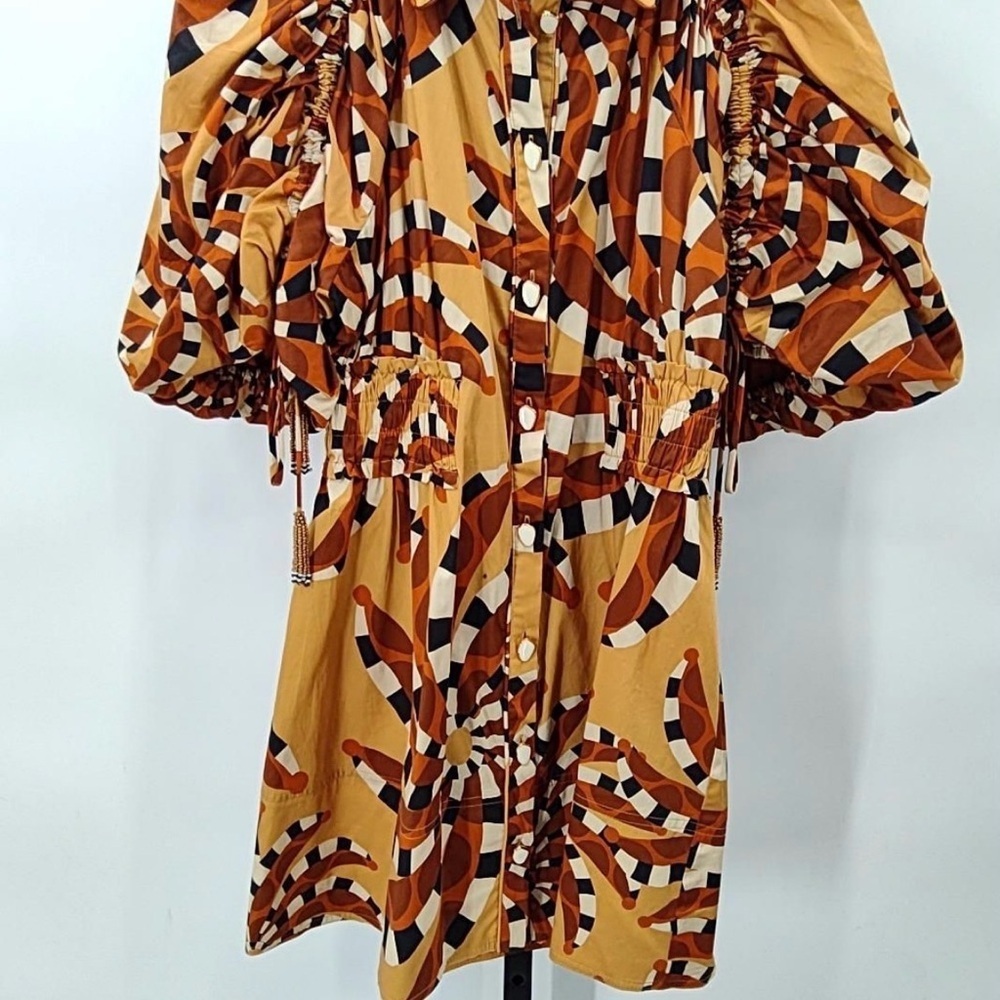 Farm Rio Banana Button Down Mini Dress NWT. Size Small - Picture 3 of 9